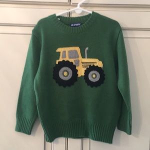 Boys tractor sweater
